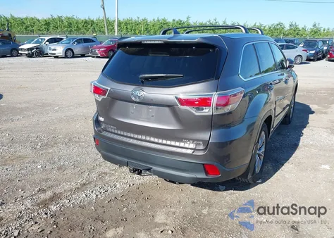 2015 Toyota Highlander Xle V6 from USA, damaged, VIN 5TDJKRFHXFS119471